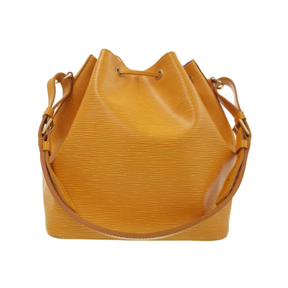 Louis Vuitton Leather shoulder bag Yellow Noe
